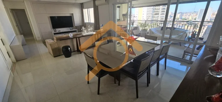 Imagem Apartamento de luxo no Condomínio Domínio Marajoara: 3 quartos, 3 suítes, 2 salas, 5 banheiros, 3 vagas, 190m² em SP. Venha conferir!