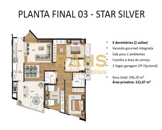 Imagem Pronto para Morar, semi mobiliado! Apartamento no América, pronto para morar, com uma vista para o ...