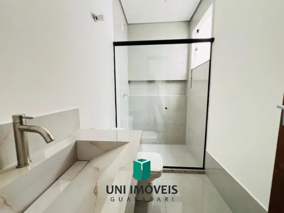 Imagem Casa nova com fino acabamento , 3 quartos/1 suíte, 2 vagas, aceita Financiamento bancário