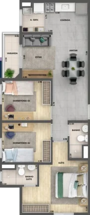 Imagem APARTAMENTO RESIDENCIAL em Rio de Janeiro - RJ, Irajá