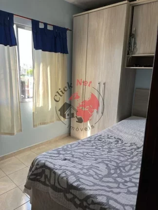 Imagem Casa assobradada , 2 casas , 1°com 3 dorms, 1 suíte, 2 vagas, 2° com 1 dorm e quintal ,bairro Jardim Las Vegas, Santo André