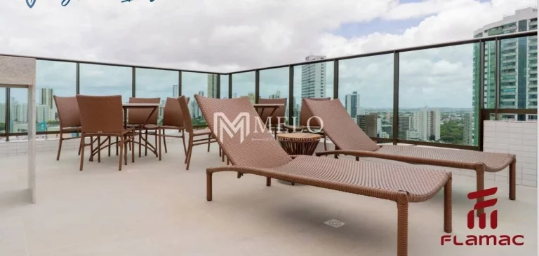 Imagem MOBILIADO E DECORADO EM CASA FORTE: 84,28m², 03qts, 01suite, 02vagas
