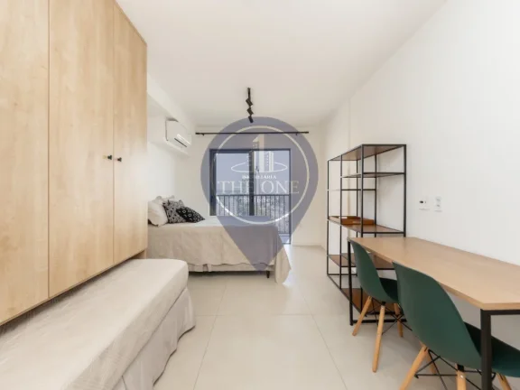 Imagem Venda de Apartamento de 1 Quarto na Cidade de São Paulo-SP, Bairro Pinheiros: Suite, Sala, Banheiro, 27m² de área!
