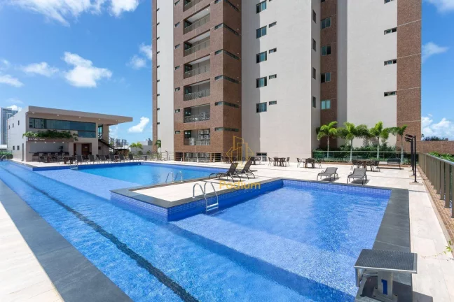 Imagem Apartamentos com varanda ampla /sacada e vista para o mar da praia de Manaíra no Bairro dos Estados - AP1107