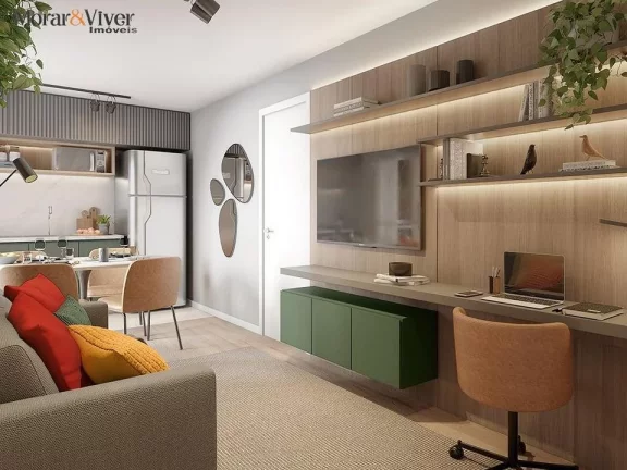 Imagem Apartamento para Venda em Pinhais, Vargem Grande, 2 dormitórios, 1 banheiro, 1 vaga