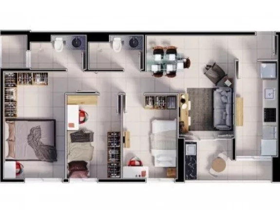 Imagem Apartamento 3 dormitórios para Venda em Teresina, Fatima, 3 dormitórios, 1 suíte, 2 banheiros, 2 vagas