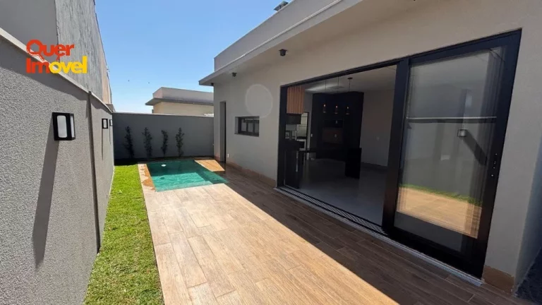 Imagem Casa em Condomínio de Luxo em Ribeirão Preto-SP: 3 Quartos, 3 Suítes, 4 Banheiros, 4 Vagas de Garagem, 192m². Venha Conferir!