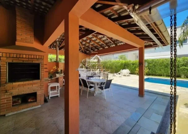 Imagem Imperdível casa em condomínio na Enseada, Guarujá-SP: 4 quartos, 4 suítes, 2 salas, 5 banheiros, 4 vagas, 350m².