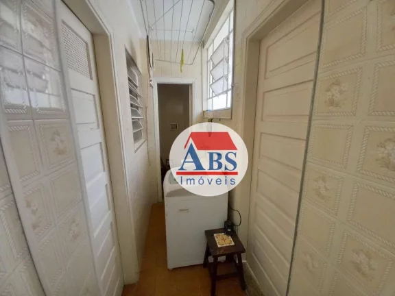 Imagem Apartamento com 2 dormitórios à venda, 90 m² por R$ 340.000 - Gonzaga - Santos/SP Vista para o mar