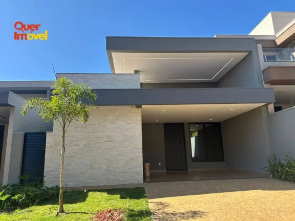 Imagem Casa de luxo em condomínio no Jardim San Marco II, Ribeirão Preto-SP: 3 suítes, 4 vagas, 150m²!