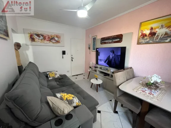Imagem Apartamento à venda em Praia Grande-SP, na Aviação: 1 quarto, 1 sala, 1 vaga, 52m² de área!