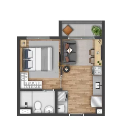 Imagem VIBRA NAÇOES UNIDAS - “Seu Primeiro Apê em São Paulo – 27m² com Varanda e Lazer Completo”