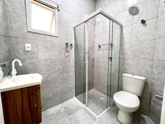 Imagem Casa de condomínio com 2 dormitórios à venda, 65 m² por R$ 370.000 - Canto do Forte - Praia Grande/SP