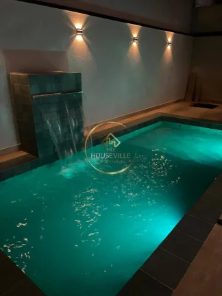 Imagem Casa Sobrado, 3 Dormitórios ( 1 suíte), piscina, 4 vagas, Cond. Malibu.