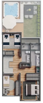 Imagem Casa para Venda em Curitiba, Jardim Social, 3 dormitórios, 1 suíte, 3 banheiros, 2 vagas