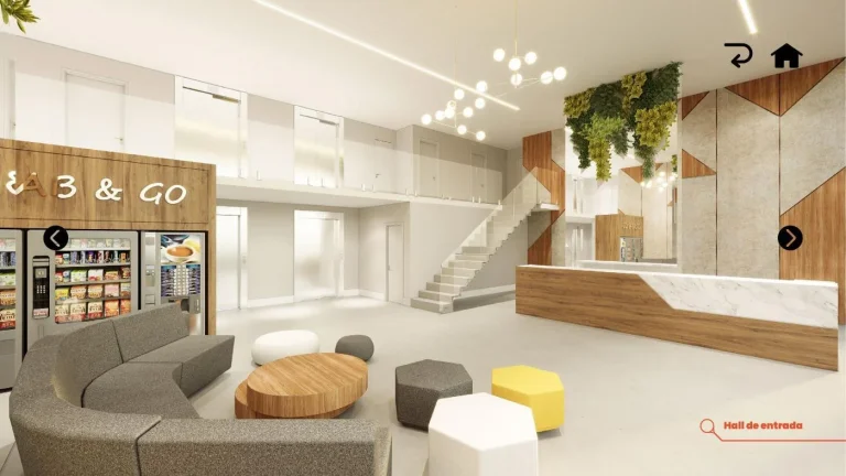 Imagem Apartamento tipo studio 19 m2 com sacada, Centro de Curitiba