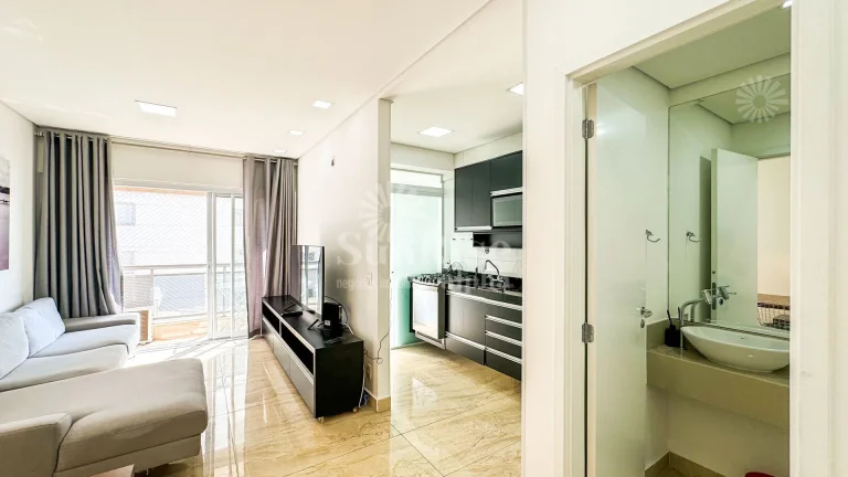 Imagem Apartamento venda Alphaville Centro com 1 dormitório 49 m² por R$740.000 - Barueri/SP
