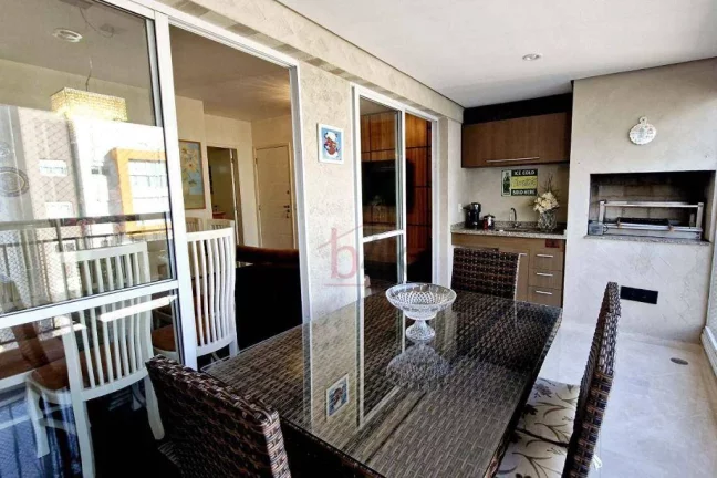 Apartamento 95m² no Brooklin: Varanda Gourmet e 3 Quartos