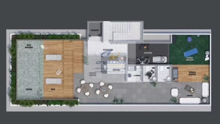 Imagem Vendo Flats de 22 m² a 30 m², unidades com opções de varanda gourmet e 1 vaga