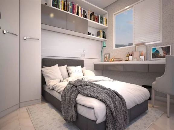 Imagem Apartamento com 1 dormitório à venda, 38 m² por R$ 383.200,00 - Aviação - Praia Grande/SP