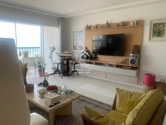 Imagem Apartamento com vista para o mar e lazer Pitangueiras: 3 quartos, 1 suite, 2 salas, 3 banheiros, 2 vagas, 171m². Aproveite!
