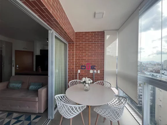 Imagem Apartamento com 1 dormitório à venda, 46 m² por R$ 795.000 - Boqueirão - Santos/SP