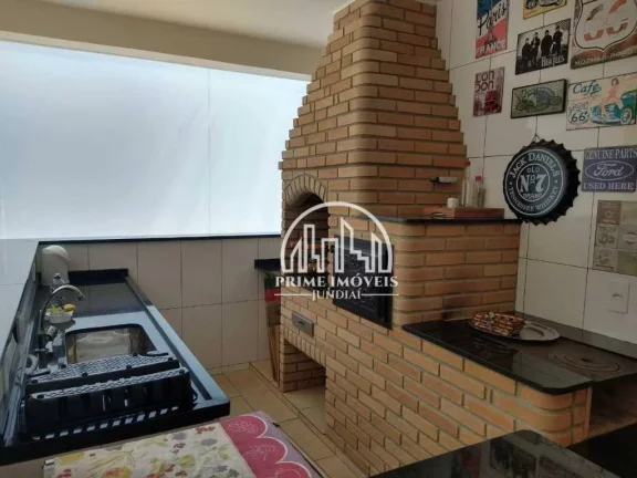 Imagem Lindo sobrado de 287m² AC c/ área gourmet + piscina + bangalô + suíte c/ hidro - Excelente localização! Jardim Caçula, Jundiaí/SP