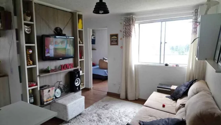 Imagem Apartamento Com 2 Quartos No Ganchinho - R$200 mil