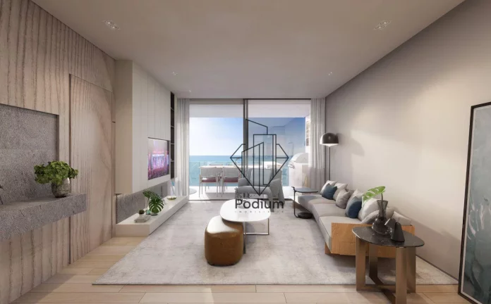 Imagem Apartamentos com varanda / sacada e pé na areia da praia de Ponta de Campina - AP2202