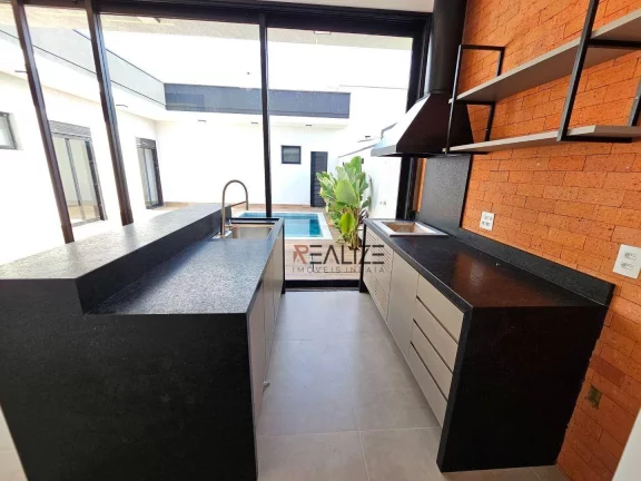 Imagem Casa moderna com 3 suítes à venda, 191 m² por R$ 1.590.000 - Condomínio Fechado - Indaiatuba/SP