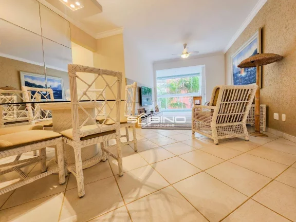 Imagem Apartamento Pé na Areia Frontal a venda, com 3 dormitórios 96m², 2 vagas - em Riviera de São Lourenço Bertioga S/P