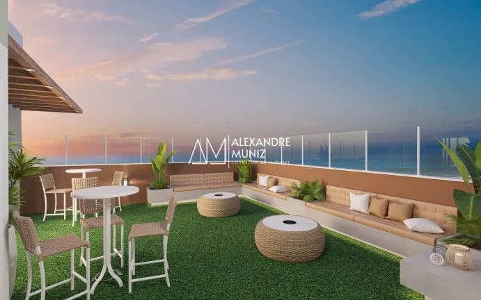 Imagem Mirante Clube Praia do Futuro, lançamento, 2 quartos, vista mar.