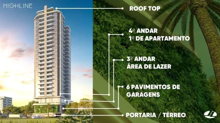 Imagem HIGHLINE Residence 3 dormitorios de ALTO PADRÃO, reg. central de Foz do Iguaçu