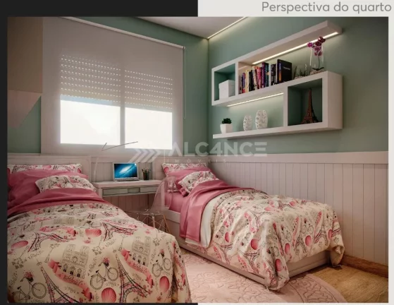 Imagem Apto - 2 Quartos - 1 Suíte - 58,22 m² - Ponta de Campina, Cabedelo/PB