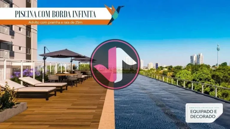Imagem Condomínio Villaggio Volare Bairro Goiabeiras Cuiabá MT Apartamento de 2 Quartos, sendo 1 Suíte (...