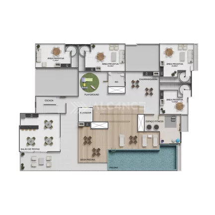 Imagem Apto - 2 Quartos - 1 Suíte - 139,56m² - Bancários, João Pessoa/PB