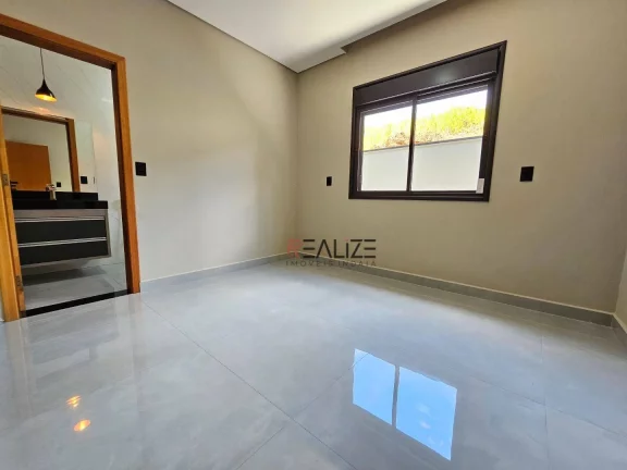 Imagem Casa com quintal fundo área verde e 3 dormitórios à venda, 152 m² por R$ 1.300.000 - Condomínio Fechado - Indaiatuba/SP
