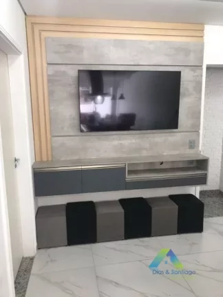 Imagem Cobertura com 197m² totalmente mobiliada com 3 dormitórios à venda por R$ 865.000,00 - Vila Metalúrgica - Santo André/SP