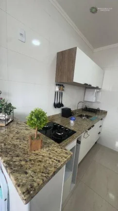 Imagem Apartamento com 1 dormitório à venda, 45 m² por R$ 360.000,00 - Vila Guilhermina - Praia Grande/SP