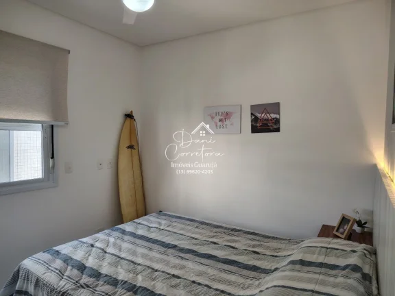 Imagem Apartamento frente mar com lazer, Tombo com 3 Quartos, 3 Suítes, 2 Salas, 4 Banheiros, 3 Vagas de Garagem, 112m²!