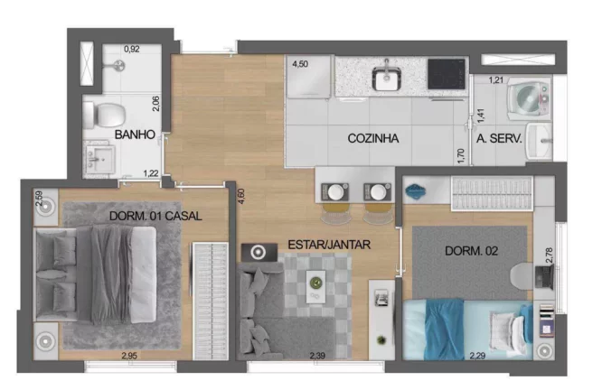 Imagem Apartamento à venda no bairro Moema - São Paulo/SP