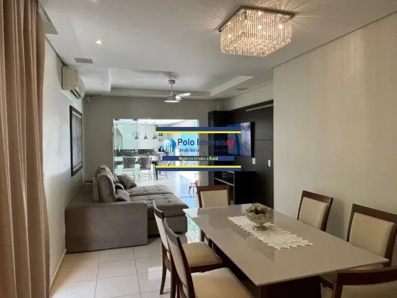 Imagem Casa térrea R$ 950.000 Condomínio San Remo, 3 quartos sendo 1 suíte, até 4 veículos, piscina, varanda gourmet - Recreio das Acácias - Rib. Preto