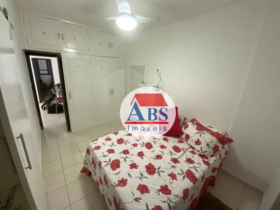 Imagem Apartamento com 2 dormitórios à venda, 82 m² por R$ 695.000 - Gonzaga - Santos/SP Porteira Fechada Vista Mar