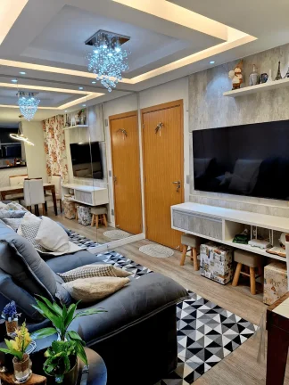 Imagem Apartamento à venda - Área útil 44 m2 com 2 dormitórios - 2 vagas - Condomínio Parque Jardim Tulipas