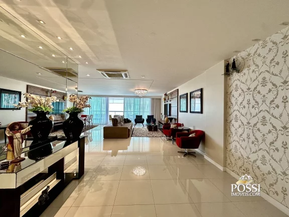 Imagem Praia de Beverly Hills! Luxuoso apartamento com 4 Suítes de Frente para o Mar!