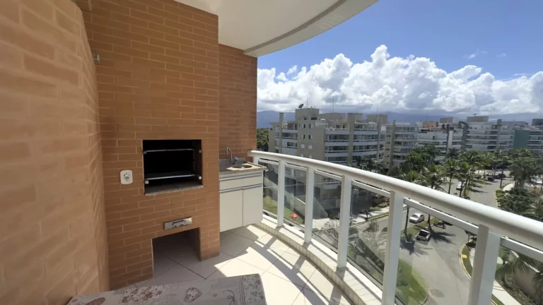 Imagem Apartamento pé na areia à venda em Riviera de São Lourenço Módulo 07: 2 vagas, 2 dormitórios, 1 suíte, 68m² - Varanda gourmet