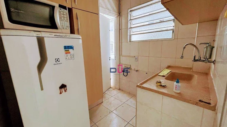 Imagem Apartamento com 1 dormitório à venda, 50 m² por R$ 315.000 - Embaré - Santos/SP