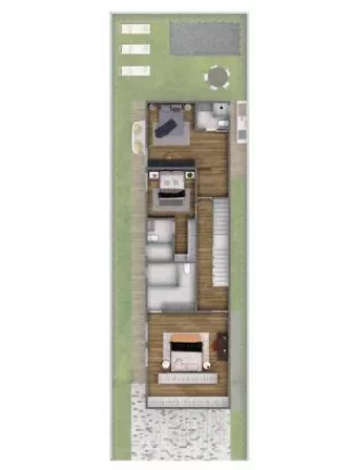 Imagem Casas de 1º andar sobrado em resort as margens da BR-230 e próximo ao ponto turístico do Pôr do sol de Jacaré - CA0166