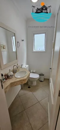 Imagem Casa em condomínio para locação em Juquehy com 4 suítes, piscina coletiva, serv. praia, 150m da praia - Acomodação 10 pessoas | Juquehy Imobiliária