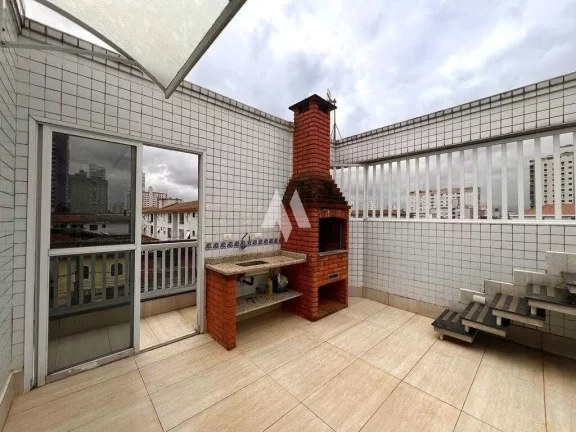 Imagem Casa Geminada Triplex à venda com 4 dormitórios e lazer privativo no Embaré de Santos/SP